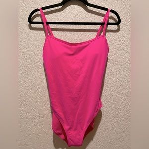 NWT Gap Barbie Hot Pink One Piece Swimsuit Size S